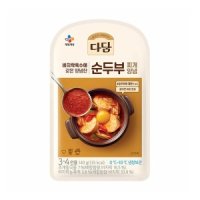 CJ제일제당 백설 다담 순두부찌개 양념 140g 1개 냉장 3-4인용