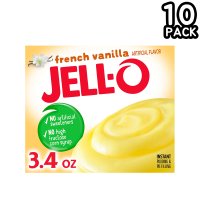 JELL-O 젤오 프렌치 바닐라 푸딩 파이 필링 96g 10팩