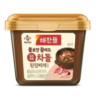 CJ 해찬들 그대로 끓여먹는 차돌 된장찌개 450G