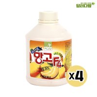 850ml 농축과일원액 망고원액 차그림 X4