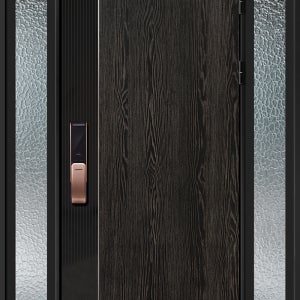 로이단열현관문 L120 EW-G 에보니우드(유리)