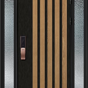 로이단열현관문 L115 BT-G 베이직티크(유리)