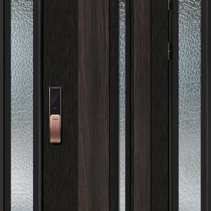 로이단열현관문 L121 ZB+DO-G  징크블랙+다크오크(유리)