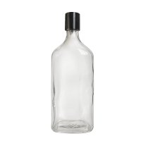 서울패키지 납작유리병500ml 롱캡 더치공병 음료유리병 1박스 24개