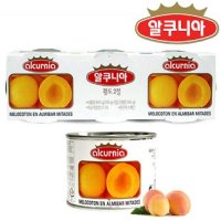 농심 알쿠니아 황도 200g 3개 - 농심 알쿠니아 황도 200g