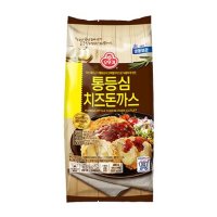 오뚜기 통등심 치즈돈까스 480g 밀키트 간편식 냉동식품 1세트