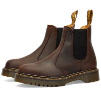 Dr Martens 신발 닥터마틴 2976 벡스 첼시 부츠 - 다크 크레이지 호스 슈즈