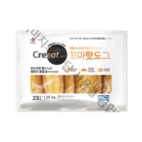 우양냉동식품 크레잇 Cj크레잇 꼬마핫도그 50gx25개입 1 25Kg