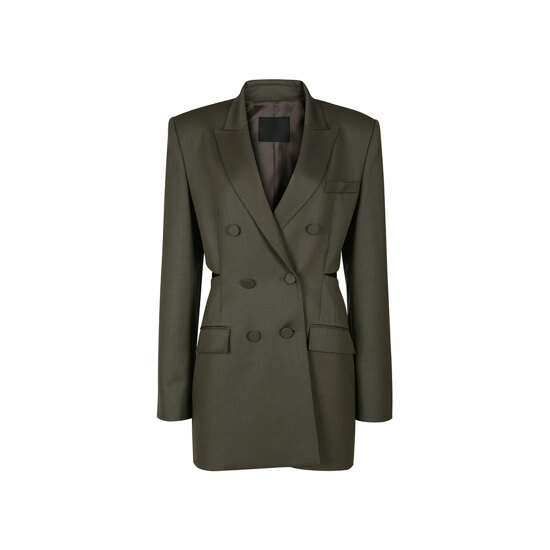 와이씨에이치 Cut-Out Wool Jacket