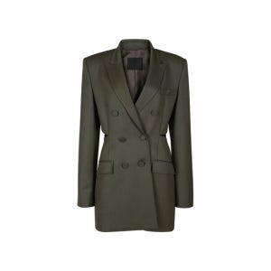 와이씨에이치 Cut-Out Wool Jacket