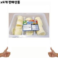 후레쉬 모짜렐라치즈 슬라이스 55파이 90매내외 1kg x4개