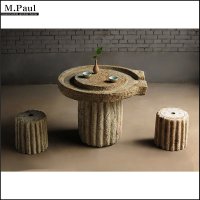 돌테이블 절 정원 석재 통석 테이블 돌 탁자 자연석