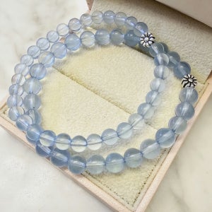 📣🥳아쿠아마린원석팔찌 목걸이, 아비엥또