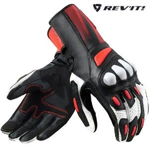 레빗장갑METIS 2 LONG GLOVES - black/neon red -