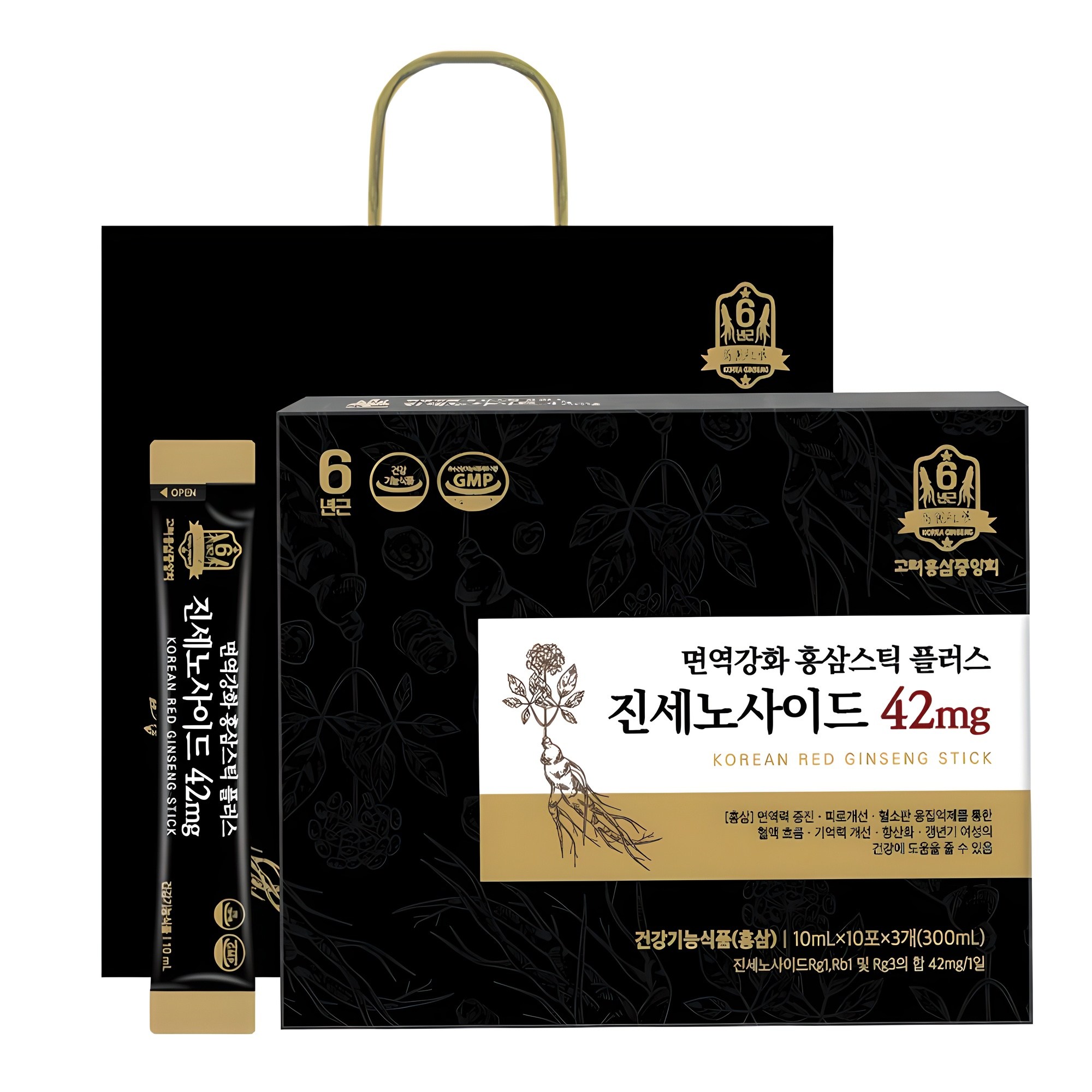 면역강화 홍삼스틱 플러스 진세노사이드 42mg