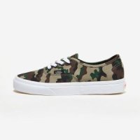 반스 VANS 어센틱 CAMO OLIVEWHITE