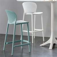 Modern Furniture Simple Plastic Thickened Bar Chairs For Home Personality Creative Cafe Bar Stool Co