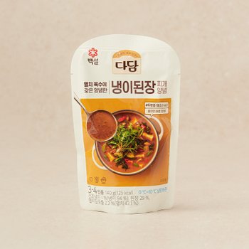 백설 다담 냉이된장 찌개양념  140g  6개