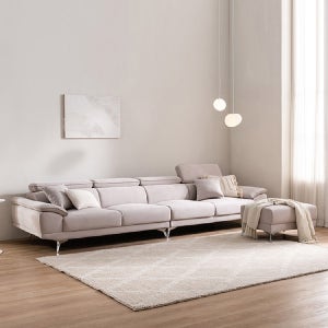 삼익가구 에드 6인용 아쿠아텍스 헤드틸팅 소파 (스툴선택)