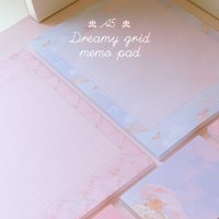 드리미라이츠 A5 dreamy grid Memo Pad 2종