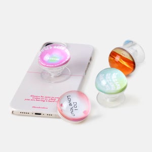 나만의 반구 조이톡 1개부터 주문 제작 판촉 홍보용 깔끔한 스마트폰 액세서리 그립감 거치대