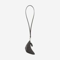 르메르 크루아상 코인 퍼스 네클리스 다크 초콜릿 Lemaire Croissant Coin Purse Necklace Dark Chocolate