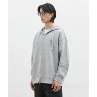 비바스튜디오 VIVASTUDIO BASIC LOGO HOOD ZIP UP KS MELANGE 451847