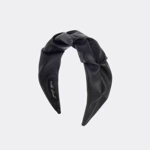 레더 셔링 와이드 헤어밴드, 실크도넛silkdonut