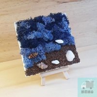 캔버스 여름 바다 이젤 액자 만들기 DIY 키트 초등저