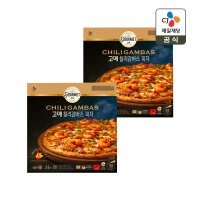 CJ제일제당 고메 칠리 감바스 피자 350g x2개