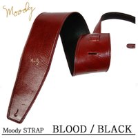 Moody 스트랩 Leather Suede 4 0인치 STD BL BK