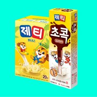 동서식품 제티 바나나맛 20T 초콕 초콜렛맛10T