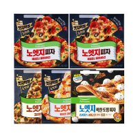 풀무원 풀무원 노엣지피자 5판 리코타1 치즈1 콤비2 코리안 BBQ1