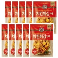 백설 치킨튀김가루 1kg x 10개