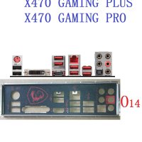 MSI X470 GAMING PRO X470 GAMING PLUS IO 실드 백 플레이트  블렌드 브래킷  오리지널 OEM