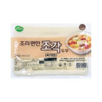 맑은물에 조각 찌개두부 3kg  1개