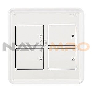 진흥전기 2개용 4구 캡형 스위치 (T시리즈)