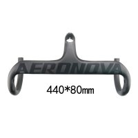 일체형 핸들바 카본 드롭바 mtb 자전거 높이 aeronova Bicycle 통합 로고 ud 매트 로드 420x90mm