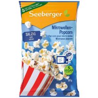 Seeberger Salty Microwave Popcorn 제베르거 독일 쏠티 짭짤한맛 팝콘 전자레인지용 90g 12팩