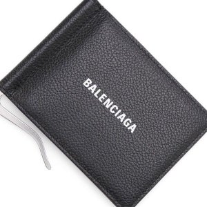 발렌시아가 블랙 로고 프린트 머니클립 지갑 625819 1IZI3 1090 35105334