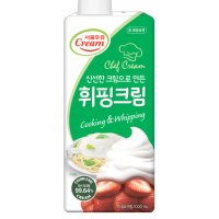 서울우유 휘핑크림 동물성 1000ml