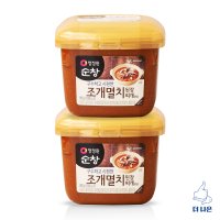 대상 청정원 청정원 순창 조개멸치 된장찌개 양념 900g X 2입