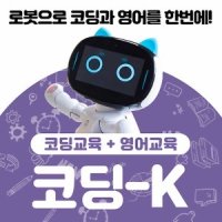 코딩K 인공지능 교육 영어교육용 코딩로봇 AI봇