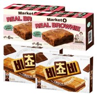 마켓오브라우니120G 2개 비쵸비125G 2개