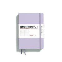 Leuchtturm1917 마스터 클래식 매끄러운 스페셜 에디션 중형 A5 도트 하드 커버 노트북 251 페이지 라일락