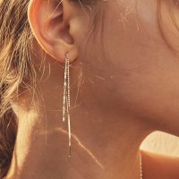 Hei 아이유 이사배 이유영 3chain drop earring