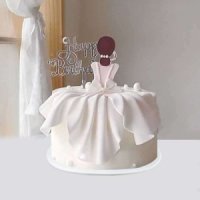 신부 드레스 모형케이크 결혼기념일 케이크 결혼식