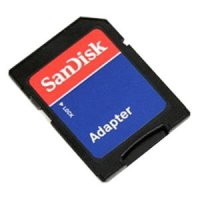 (밀알) Sandisk  MicroSD to SD 메모리 변환아답터