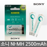 소니 충전지 NI-MH 2500mAh 4구 충전기 AA/AAA 전지