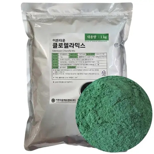 국산 <b>클로렐라</b>믹스 1kg <b>클로렐라</b>가루